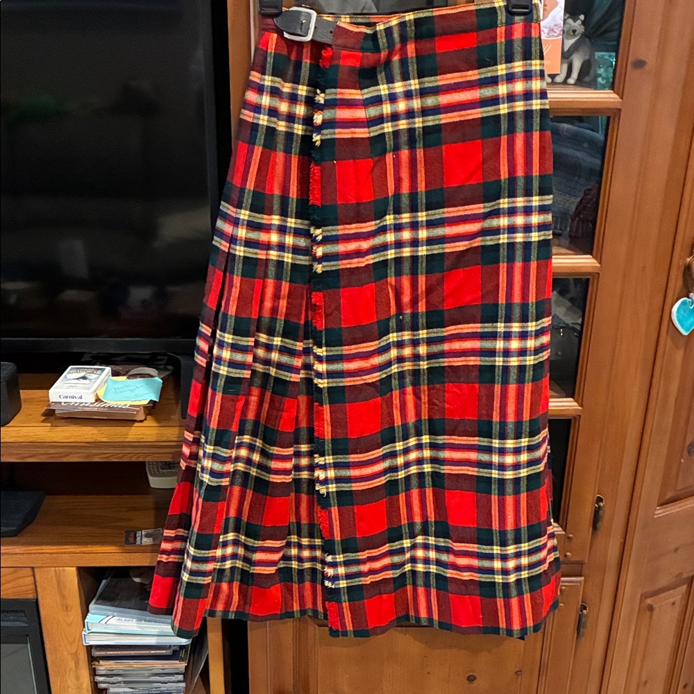 Authentic Scottish wool skirt
